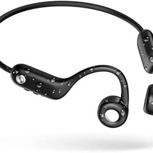 CHENSIVE Bone Conduction Headphones Open Ear Headphones Wireless Bluethooth 5.2 Sport Headphones Earbuds Waterproof with Built-in Mic for Workouts, Running, Cycling, Driving