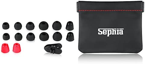 sephia SP3060 Earbuds Wired in Ear Headphones with Tangle-Free Cord Noise Isolating Earphones Deep Bass Case Ear Buds 3.5 mm Jack Plug - Image 7