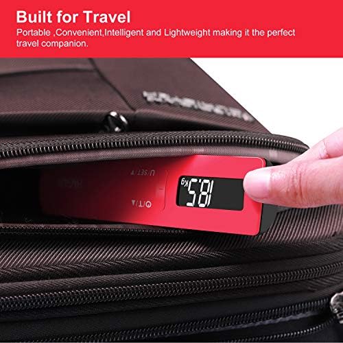 BAGAIL BASICS Digital Luggage Scale, 110lbs Hanging Baggage Scale with Backlit LCD Display, Portable Suitcase Weighing Scale, Travel Luggage Weight Scale with Hook, Strong Straps for Travelers - Image 7