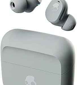 Skullcandy Mod In-Ear Wireless Earbuds, 34 Hr Battery, Microphone, Works with iPhone Android and Bluetooth Devices - Grey/Blue