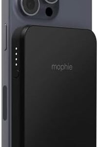 mophie Snap+ Juice Pack Mini - Magnetic 5000mAh Portable Charger, MagSafe Compatible, USB-C, Multi-Orientation Charging, USB-C to USB-C Cable Included