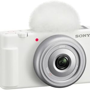 Sony ZV-1F Vlog Camera for Content Creators and Vloggers White
