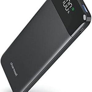 Charmast Portable Charger, USB C Battery Pack, 3A Fast Charging 10400mAh Power Bank LED Display, Slim Portable Phone Battery Charger for iPhone 13 12 11 X 8 7 Samsung S21 S20 Google LG OnePlus iPad