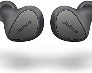 Jabra Elite 3 in Ear Wireless Bluetooth Earbuds – Noise Isolating True Wireless Buds with 4 Built-in Microphones for Clear Calls, Rich Bass, Customizable Sound, and Mono Mode - Dark Grey