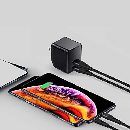 USB Wall Charger 5V/2.4A Dual Port Foldable Charger Plug 12W Portable Universal USB Charging Cradle for iPhone, iPad, Samsung and Others (2 Pack) - Image 4