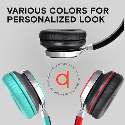 ARTIX CL750 On-Ear Headphones Wired with Mic — Noise Isolating Plug in Headphones, Computer Headphones with Microphone, Headphones for Laptop, Headphones Corded, Headphones with Cord (Aux Jack 3.5mm) - Image 7