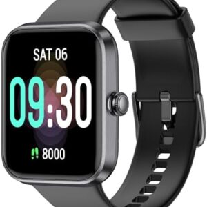 Smart Watch, Swimming Waterproof Fitness Tracker with Heart Rate, SpO2 and Sleep Monitor, 44mm Fitness Watch for Women Men, Step Calories Tracker, Smartwatch Compatible with iOS Android Phones