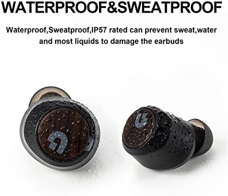 S2 Active Noise Cancelling Wireless Earbuds, Immersive Sound and Clear Call,in Ear Detection,Build in Mic,36H Playtime with Metal Smart Charging Case,IPX5 Waterproof Sport Black Headphones - Image 8