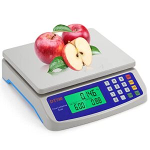 Bonvoisin Price Computing Scale 30kg/66lb Counting Scale Deli Scale Digital Pricing Weighing Scale Precise Market Scales kg/g/lb Conversion(30kg/66lb, 1g)