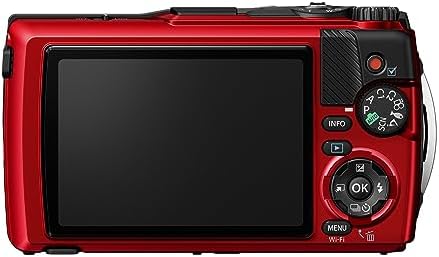 OM SYSTEM Tough TG-7 Digital Camera - Red - Image 4