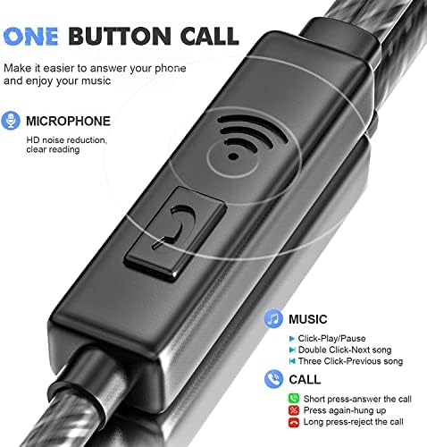 Wired Earbuds with Microphone 5 Pack, in-Ear Headphones with Heavy Bass, High Sound Quality Earphones Compatible with iPad, Laptop, MP3, Android Smartphones, Fits All 3.5mm Jack Device - Image 6