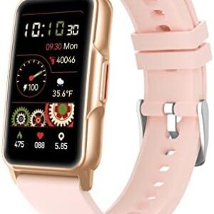 Smart Watch Fitness Tracker with Heart Rate, Blood Oxygen, Blood Pressure, Sleep Monitor, 100 Sports Modes, Step Counter - IP68 Waterproof for Android and iPhone