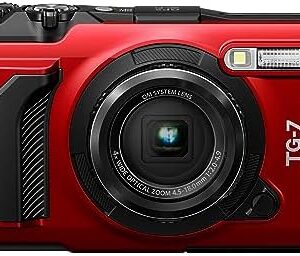 OM SYSTEM Tough TG-7 Digital Camera - Red