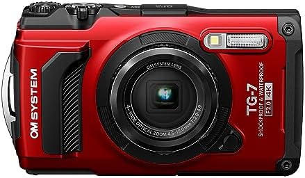 OM SYSTEM Tough TG-7 Digital Camera - Red