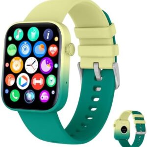 Smart Watch (Answer/Make Call) Smart Watch for Women Men 2023 Fitness Tracker 1.9" Touch Screen Smartwatch Fitness Watch 125 Sports IP68 Waterproof, Heart Rate/Sleep Monitor (Green)