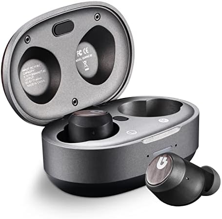 S2 Active Noise Cancelling Wireless Earbuds, Immersive Sound and Clear Call,in Ear Detection,Build in Mic,36H Playtime with Metal Smart Charging Case,IPX5 Waterproof Sport Black Headphones