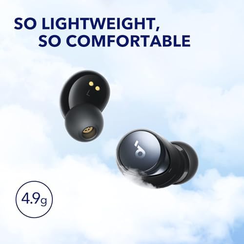 Soundcore by Anker Space A40 Adaptive Active Noise Cancelling Wireless Earbuds, Reduce Noise by Up to 98%, Ultra Long 50H Playtime, 10H Single Playtime, Hi-Res Sound, Comfortable Fit, Wireless Charge - Image 6