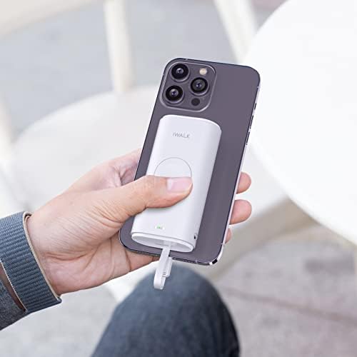 iWALK Portable Charger for iWatch, 9000mAh Power Bank with Built in Cable, Battery Pack Charger Portable Compatible with Apple Watch Series 8/7/6/Se/5/4/3/2, iPhone14/13/12/12 Pro Max/ 11/6s - Image 6