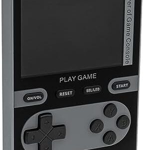 [UL Listed] Kastar 2 in 1 Handheld Video Game Console Built-in 500 Classic Mini Games with 5000mAh Battery Pack Magnetic Power Bank Wireless Charger Max 15W【Color: Gray】