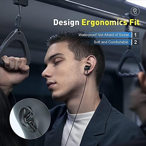 Wired Earbuds 5 Pack, Earbuds Headphones with Microphone, Earphones with Heavy Bass Stereo Noise Blocking, Compatible with iPhone, with iPad and Android Devices, MP3, Fits All 3.5mm Devices - Image 6