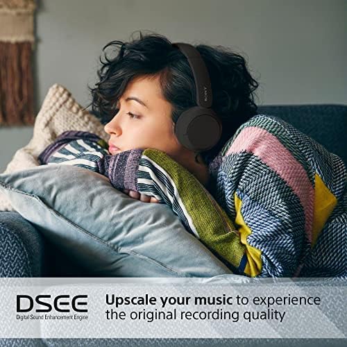 Sony Wireless Bluetooth Headphones - Up to 50 Hours Battery Life with Quick Charge Function, On-Ear Model - WH-CH520B.CE7 - Limited Edition - Matte Black - Image 8