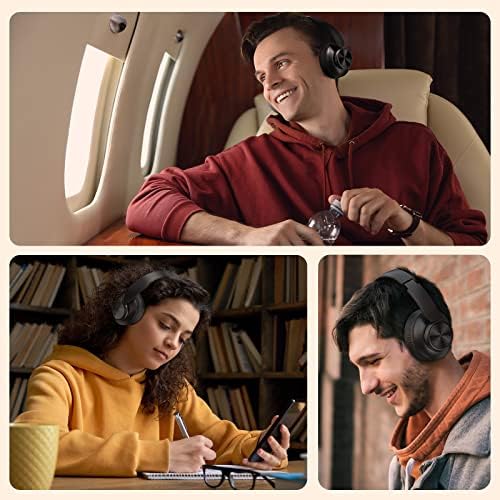 fojep Wireless Earbuds Bluetooth Headphones 100hrs Play Back Sport Earphones Built in Noise Cancellation Mic with Charging Case Digital Display, Sweatproof Stereo Sound Headphones with Over Earhooks - Image 7