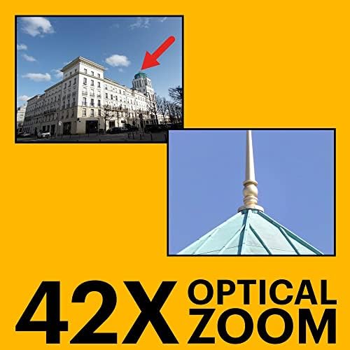 KODAK PIXPRO AZ425-RD 20MP Digital Camera 42X Optical Zoom 24mm Wide Angle 1080P Full HD Video Optical Image Stabilization Li-Ion Battery 3" LCD Vlogging Camera (Red) - Image 3