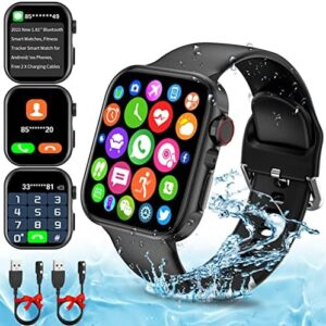 Smart Watch for iOS and Android Phones,1.81 inch Full Touch Screen Bluetooth Watches for Men, Smartwatches with Answer and Call, Fitness Tracker