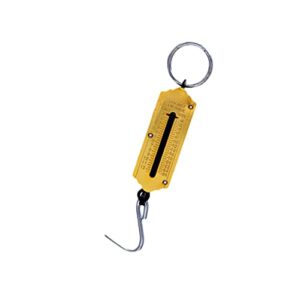 USHOBE Portable Scale Weighing Scale with Hook Gift Bags Medium Size Mini Hook Scale Mechanical Hanging Hook Scale Fishing Hunting Farm Outdoor Supplies Electronic Scale Baby Halloween