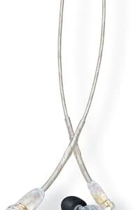 Shure SE425 PRO Wired Earbuds - Professional Sound Isolating Earphones with Detailed Sound, Dual-Driver Hybrid, Secure in-Ear Fit, Detachable Cable, Durable Quality - Clear (SE425-CL)