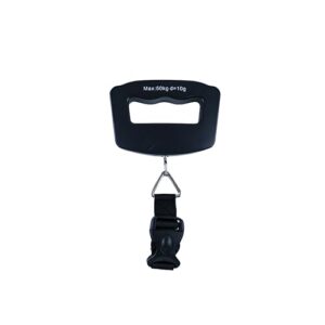 Portable Portable Travel Luggage Electronic Scale, Digital LCD Hanging Suitcase Weighing Scale 110 pounds/50 kilograms, Fishing, Luggage, Gifts (Luggage Strap)