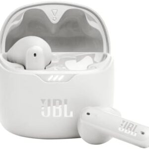 JBL Tune Flex - True Wireless Noise Cancelling Earbuds (White), Small