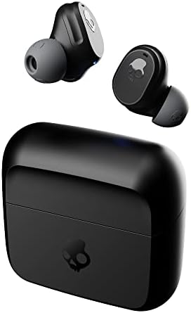 Skullcandy Mod In-Ear Wireless Earbuds, 34 Hr Battery, Microphone, Works with iPhone Android and Bluetooth Devices - Black