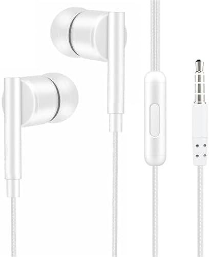 Wired Headphones Earphones with Built-in Microphone & Volume Control