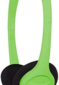 Koss KPH7G Portable On-Ear Headphone with Adjustable Headband - Green, 8.7 x 6.2 x 2.0