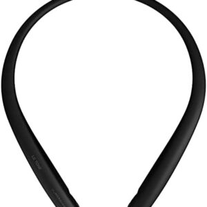 LG Tone Style HBS-SL5 Bluetooth Wireless Stereo Neckband Earbuds Tuned by Meridian Audio,Black, 2.3
