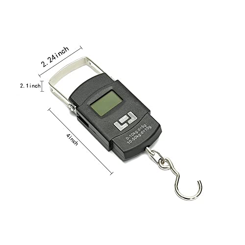Luggage Scale with Battery Automatic Reading, Many Ways of use, Accurate Numbers, The Perfect Multifunctional Scale, a Good Helper for Your Travel and Fishing - Image 2