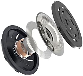 Koss KSC75 Portable On-Ear Clip Headphones, Retro Style, Ultra Lightweight, Silver and Black - Image 3