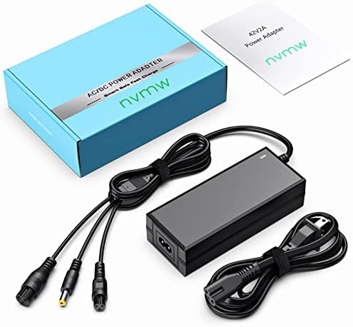 3 in 1 Replacement Charger for 2A 42v/36v 3 Claw (8mm/12mm) Female Port (5.5mm*2.5mm Universal 2.1mm) for, Jetson, Razor, Swagtron, Bird, Gotrax, Segway - Image 7