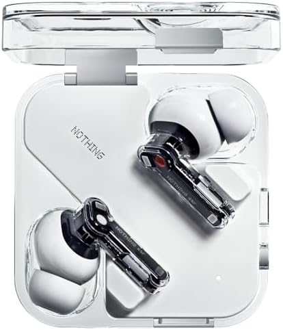 Nothing Ear Wireless Earbuds with ChatGPT Integration, Smart ANC, Hi-Res Audio with LDAC & LHDC, 11mm Dynamic Bass Boost, 40.5H Playtime, 6 Mics for Calls Wireless Headphones, Wireless Charging White - Image 6