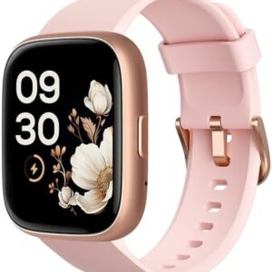 Smart Watch for Women, Alexa Built-in 1.83" Fitness Tracker with Answer/Make Calls, Fitness Watch with Heart Rate/Sleep Tracker/100 Sports/IP68 Waterproof Smartwatch Compatible Android iOS