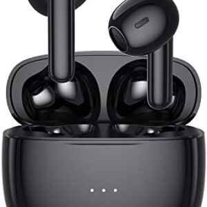 Wireless Earbuds Bluetooth 5.3 Headphones with Charging Case, ENC Noise Cancelling for Clear Call, Touch Control in-Ear Stereo Earphones with Mic for Android/iOS, IPX7 Waterproof for Running Workout