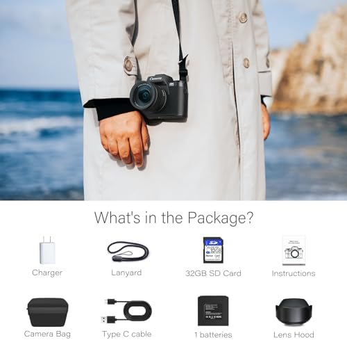 Saneen Digital Camera for Photography, 4K 64MP WiFi Touch Screen Vlogging Camera with Flash, 32GB SD Card, Lens Hood, 3000mAH Battery, Front and Rear Cameras, 4″Big Screen, Hot Shoe Interface - Black - Image 9