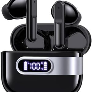 occiam Earbuds Wireless Bluetooth 5.3 Headphones Ear Buds 64H Playback, IPX7 Waterproof, 13mm Drivers with HiFi Sound, in-Ear Earphones for iOS Andriod Cell Phone (Black)