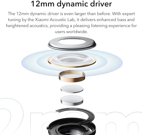 Xiaomi Redmi Buds 4 Active, Advanced Bluetooth® 5.3, 12mm Dynamic Driver, Google Fast Pair, Up to 28 Hours* Long Listening time with case, Graphite Black - Image 6