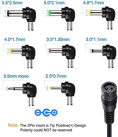 SoulBay 12W Universal Multi Voltage AC/DC Adapter Switching Power Supply with 8 Selectable Adapter Plugs, Suitable for 3 V to 12 V Device - Image 3