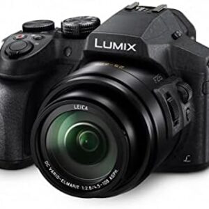 Panasonic LUMIX FZ300 Long Zoom Digital Camera Features 12.1 Megapixel, 1/2.3-Inch Sensor, 4K Video, WiFi, Splash & Dustproof Camera Body, LEICA DC 24X F2.8 Zoom Lens - DMC-FZ300K - (Black) USA