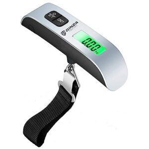 Electronic Luggage Scale 110 Lbs High Precision Travel Digital Hanging Scales 50kg Luggage Scale (Silver, 1PC A)
