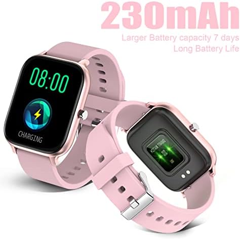 Smart Watch for Men Women Compatible with iPhone Samsung Android Phone 1.69“ Full Touch Screen Watch IP68 Waterproof Bluetooh Fitness Tracker Smart Watch with Heart Rate/Sleep Monitor - Image 7