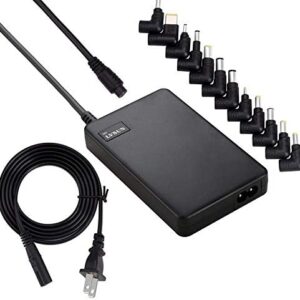 Universal Laptop Charger 90W 12-24V One for All - Slim AC Adapter Power Supply Cord with Dual USB Ports for Mobile/Tablet - Compatible with Lenovo HP Toshiba Samsung Acer Asus and Most Notebooks